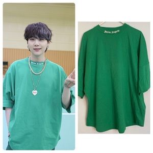 Palm Angels Oversized Tshirt - Green